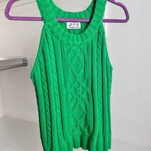 Green Sweater Vest